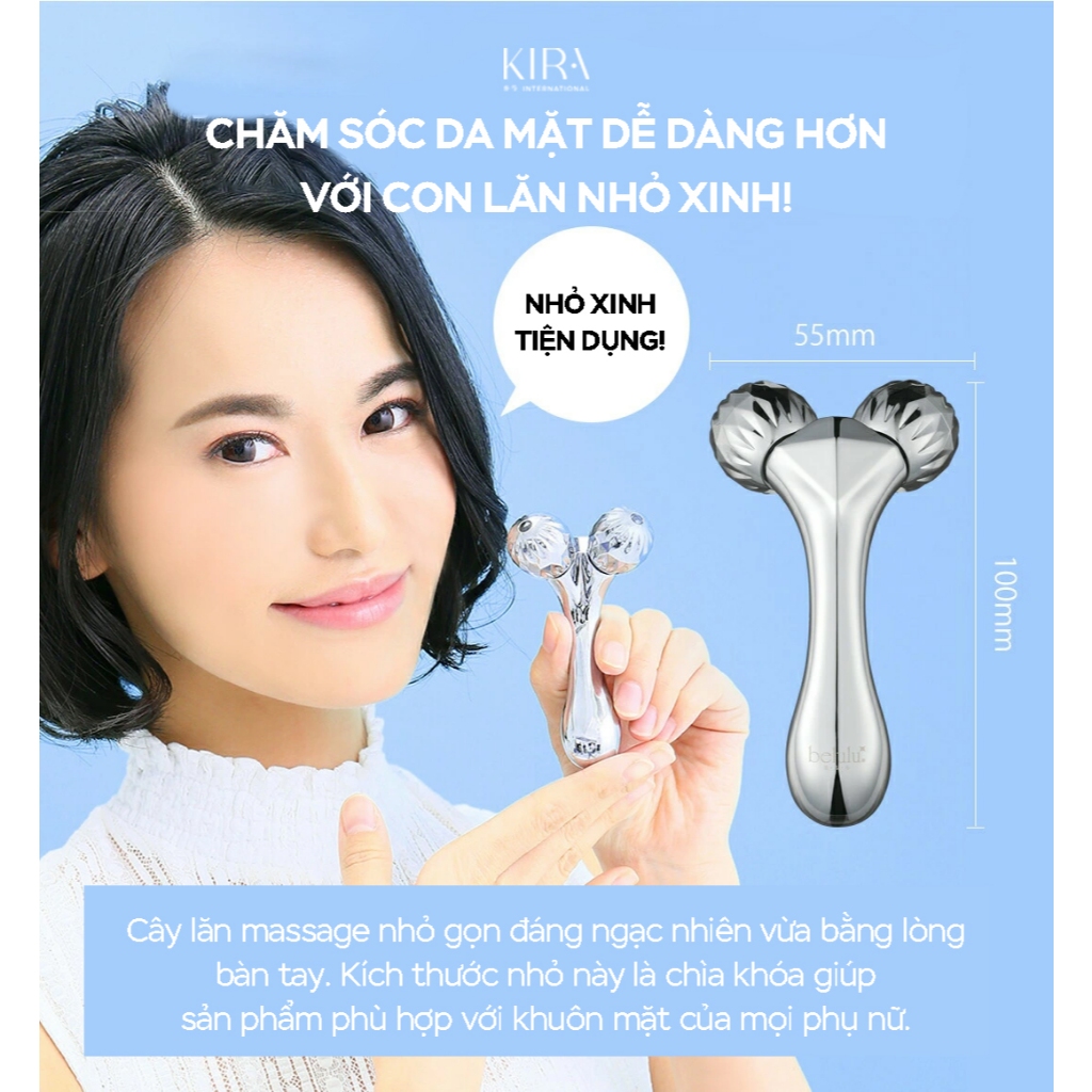 Thanh Lăn Massage Belulu - Bảo bối Sắc đẹp và Sức khỏe của Phái đẹp Nhật Bản