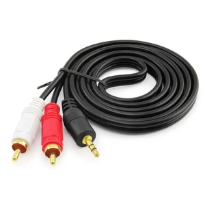Cáp truyền tín hiệu âm thanh AUX đầu 3.5mm ra bông sen AV RCA dùng kết nối thiết bị ra loa và bộ thu phát bluet
