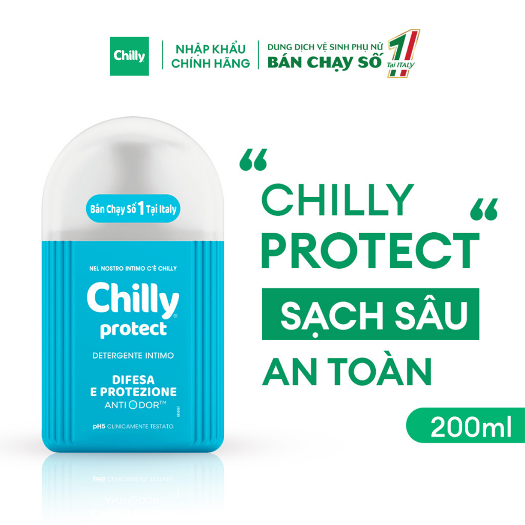 Ảnh Dung dịch vệ sinh phụ nữ Chilly Protect chiết xuất cỏ xạ hương hỗ trợ kháng khuẩn 2