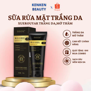 Sữa rửa mặt Niacinamide kiểm soát dầu, dưỡng ẩm, làm sạch sâu cho làn da trắng sáng (Tuýp đen 100g)