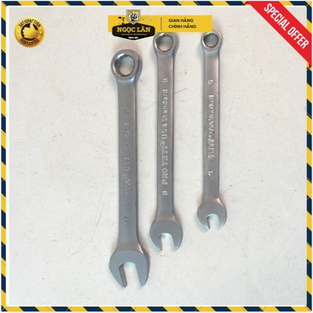 Combo 2 khóa chũ T 8mm, 10mm và 3 cờ lê vòng miệng 6m,8mm,10mm và tua vít 2 đầu 6x100