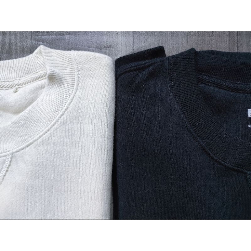 (BomoHouse) Áo sweater nỉ da cá tay dài Unii* unisex bigsize - dư xịn