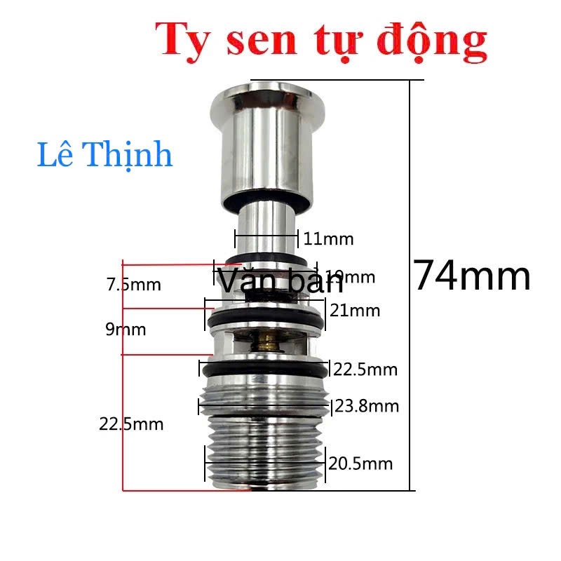 Bộ ty sen tự động của sen tắm cao cấp, bộ ti rút chất lượng | Shopee ...