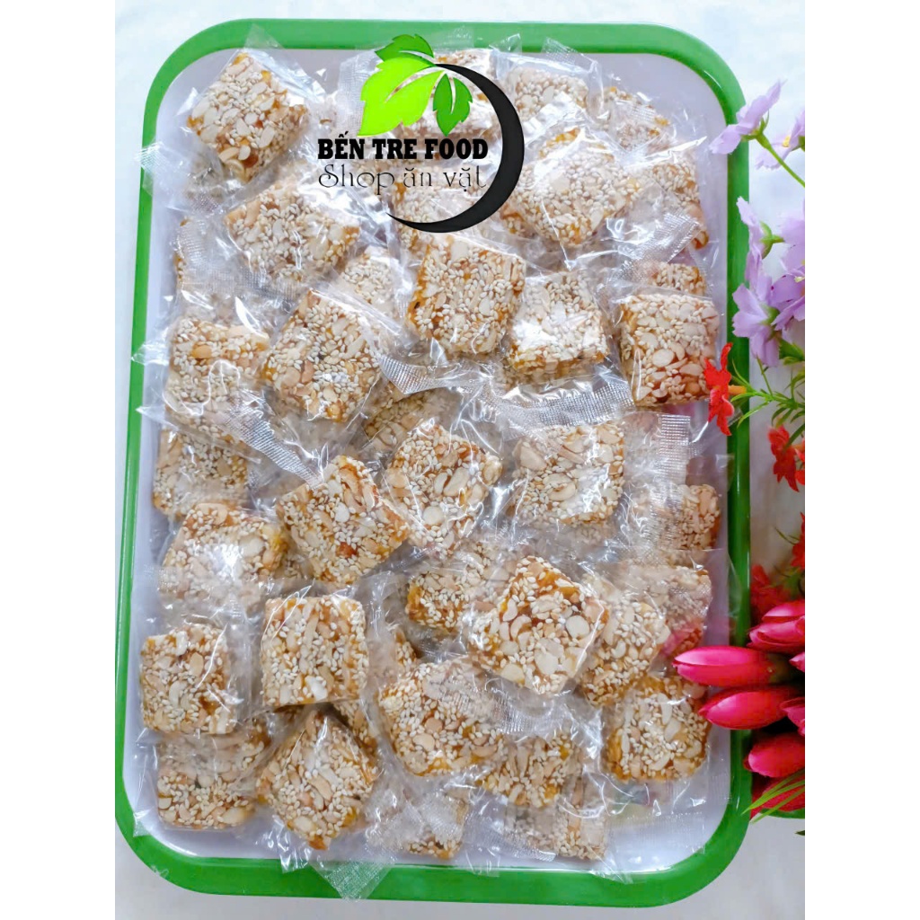 Kẹo mè xửng mềm dẻo giòn béo đậu thơm mè Bến Tre