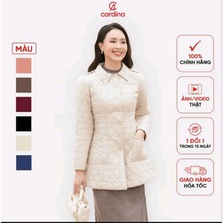 Áo Phao Nữ 𝐂𝐀𝐑𝐃𝐈𝐍𝐀 Chần Bông Nhật Bản Cao Cấp Dáng Dài Siêu Nhẹ Siêu Ấm 4PLF04