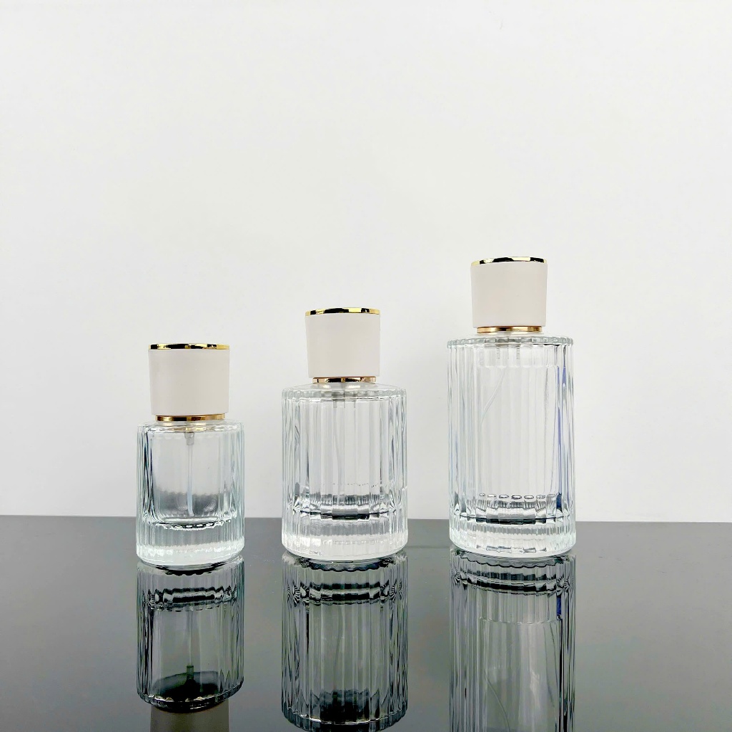 lọ rỗng 30-50-100ml đựng nước hoa thủy tinh kiểu tròn có vân dạng xịt ...