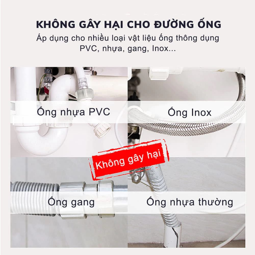 {COMBO 5 LỌ }  HẠT SỦI BỌT NẠO VÉT ĐƯỜNG ỐNG SỐ 1 ĐÀI LOAN | HŨ THÔNG CỐNG