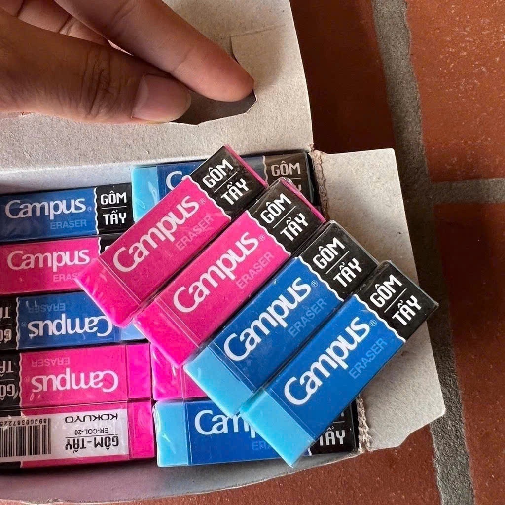 Tẩy Campus màu sắc , màu trắng ER-STA-30