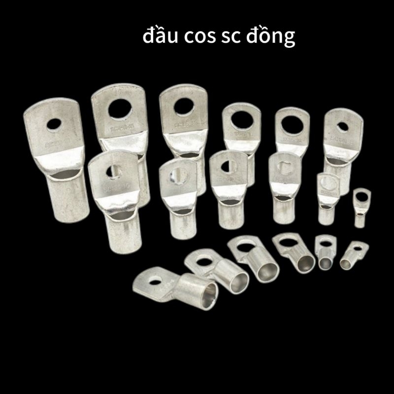Đầu cos SC đồng mạ kẽm,đầu cốt bấm nối dây điện,phụ tùng phụ kiện thiết ...