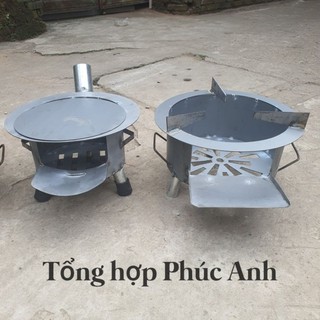 Bếp củi thông minh, bếp củi siêu tiết kiệm nhiên liệu, Bếp đa chức năng 4in1