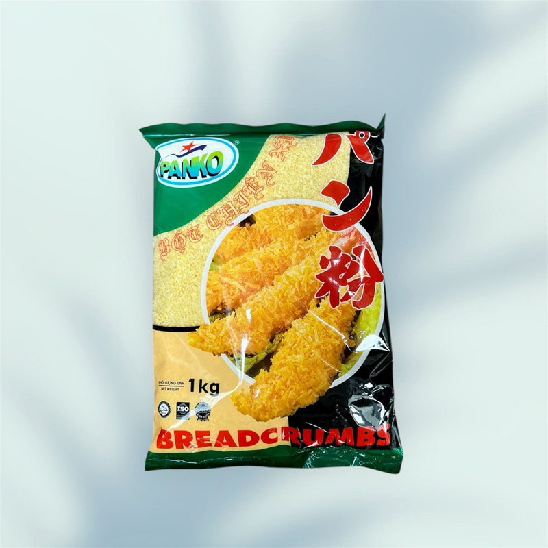 5 gói Bột chiên xù vàng Panko 1kg/gói - xù vàng nhạt