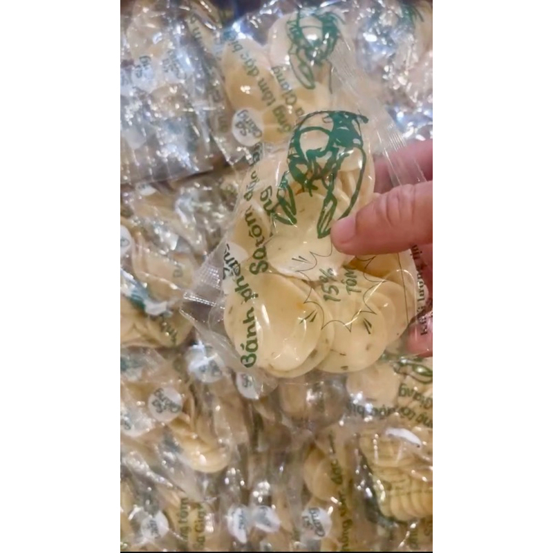 10 gói Bánh phồng tôm sa Giang (gói 100gr)