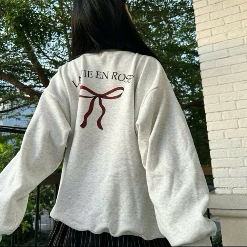 Áo nỉ Sweeter nam nữ in NƠ ROSE in 2 mặt siêu đẹp Haiphuc TH6 | Shopee ...