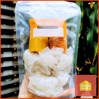 SET BÁNH TRÁNG DẺO MUỐI BÉO HÀNH PHI MUỐI RUỐC - ĂN VẶT NGON LẮC LƯ