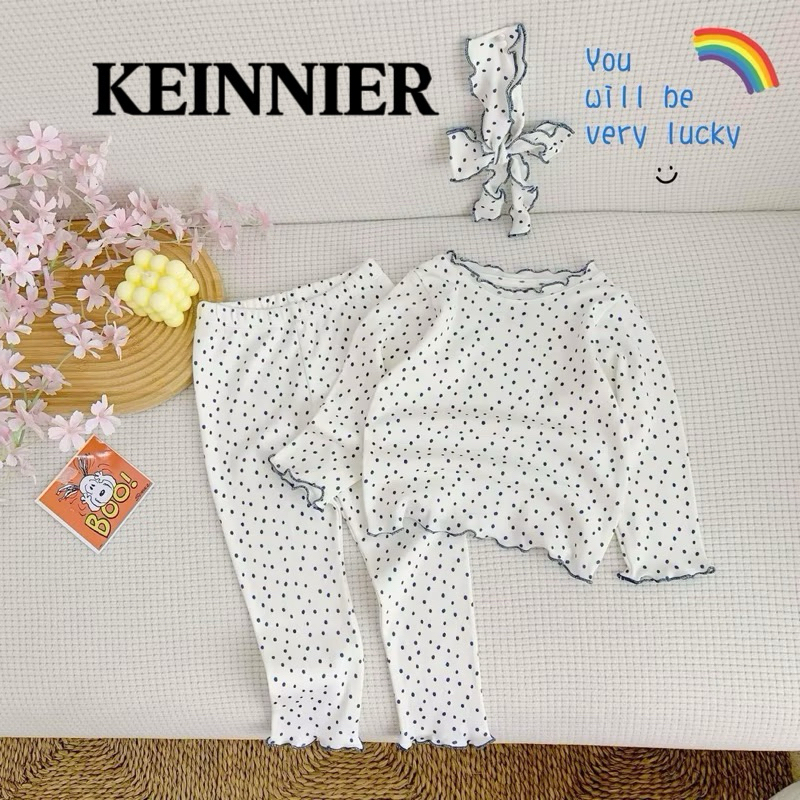 Set bộ bé gái 3 chi tiết C5555 1-6Y (8-22kg) – vải xuất dư xịn mềm mại, đồ bộ trẻ em mặc thu đông