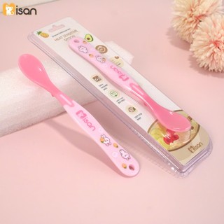Thìa ăn dặm báo nóng cho bé MISAN cảm biến nhiệt đổi màu, muỗng tập ăn dặm chất liệu an toàn