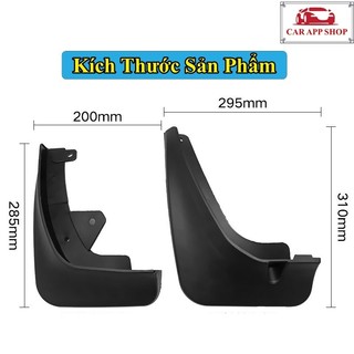 Chắn Bùn Mazda CX3 Chất Liệu Nhựa Dẻo Bộ 4 Chiếc Có Kèm Ốc Vít