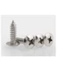 50 cái M4,M5 Vít gỗ đầu dù inox201 M4,M5