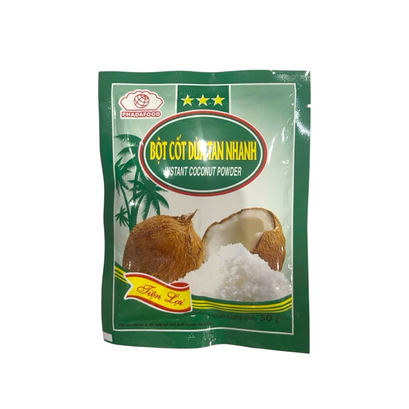 Combo 10gói bột cốt dừa tan nhanh (gói 50gr)