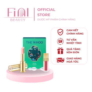 Set son dưỡng + son kem lì phiên bản Giáng sinh the Whoo