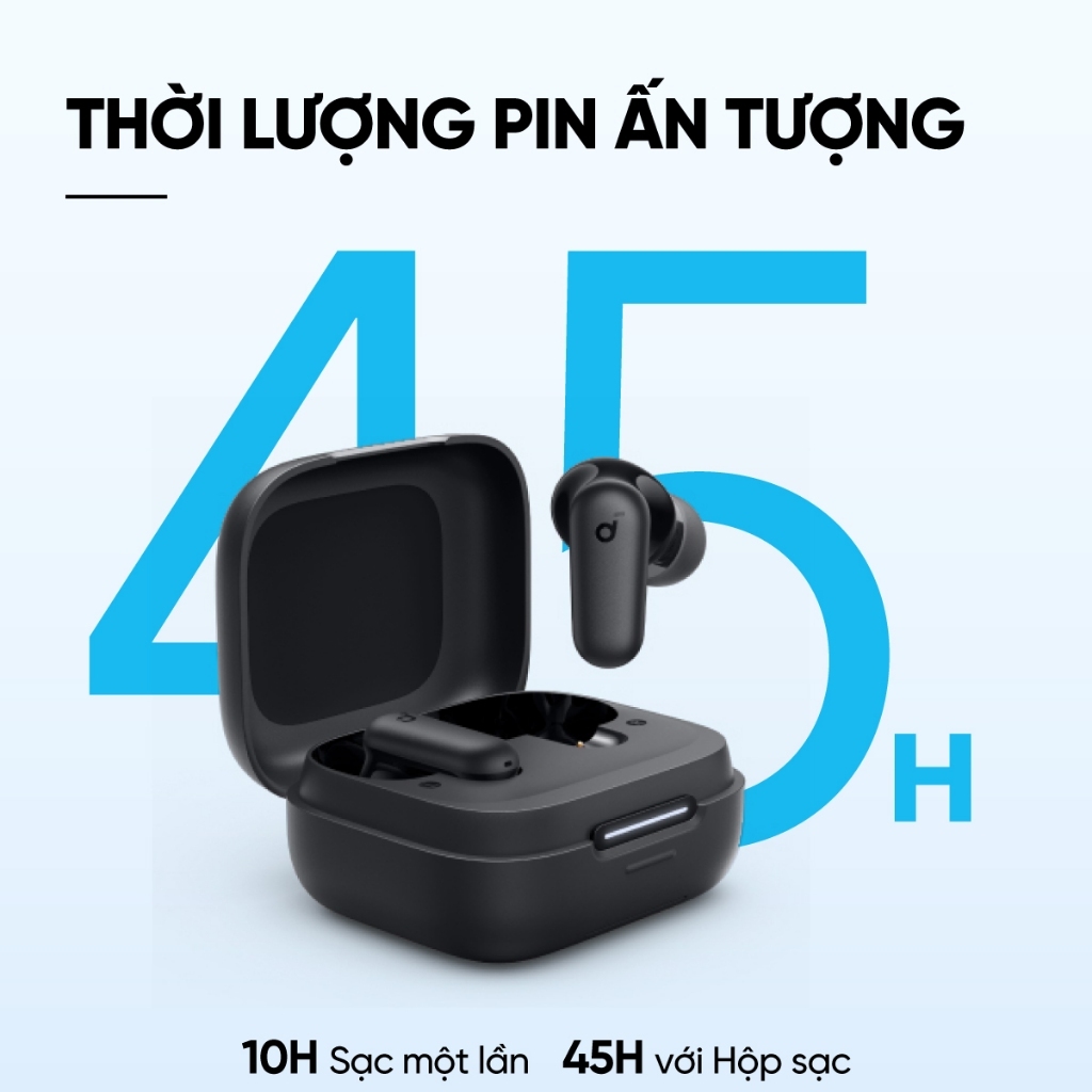 Tai nghe Bluetooth Soundcore R50i NC (P30i) chống ồn ANC, chống nước và bụi IP54, pin 40 giờ - A3959 | BigBuy360 - bigbuy360.vn