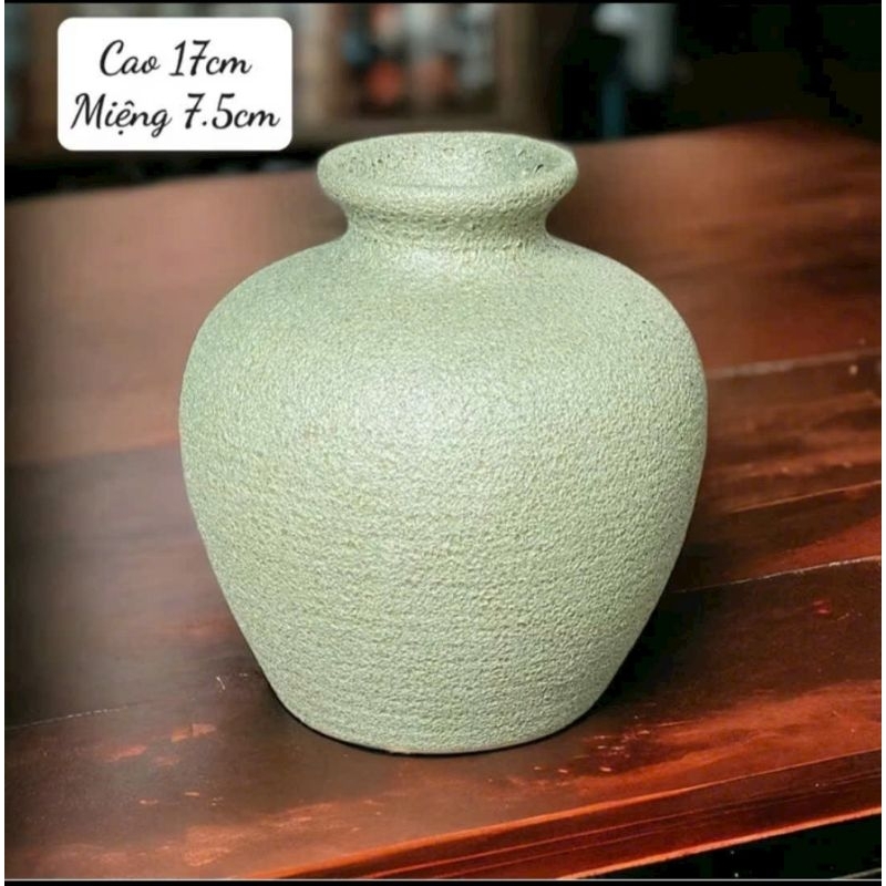 Bình gốm atlentic màu xanh bơ đa dạng mẫu cắm decor, trangg trí nhà, sự kiện, bình gốm Bát Tràng