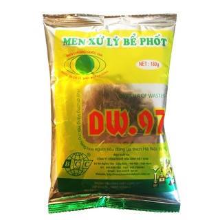 Men xử lý bể phốt siêu hiệu quả DW97 chính hãng bột xử lý tắc nghẽn bồn cầu, bồn rửa mặt, bồn rửa bát