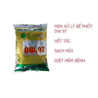 Men xử lý bể phốt siêu hiệu quả DW97 chính hãng bột xử lý tắc nghẽn bồn cầu, bồn rửa mặt, bồn rửa bát
