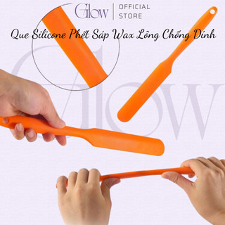 Que Silicone Màu Tím Phết Sáp Wax Lông Chống Dính GLOWWAXING Tái Sử Dụng Nhiều Lần - 1035 CHE TÊN