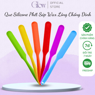 Que Silicone Màu Tím Phết Sáp Wax Lông Chống Dính GLOWWAXING Tái Sử Dụng Nhiều Lần - 1035 CHE TÊN