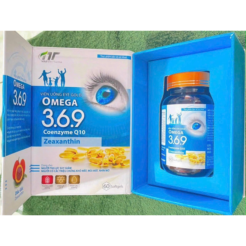 [TPBVSK] OMEGA 369 - Viên uống EYE GOLD, bổ mắt, tăng cường thị lực ...