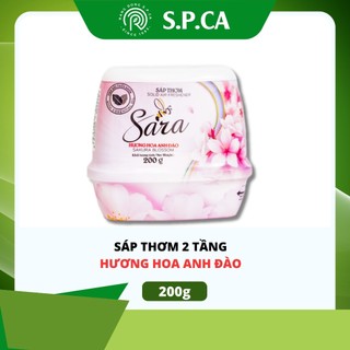 Sáp thơm phòng 2 tầng Sara 200g khử mùi đa năng hương Hoa Anh Đào - SPCa000108