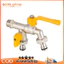 1/2" 2 vòi 1 chiều máy giặt/bể bơi 2 đầu ra 2 công tắc vòi