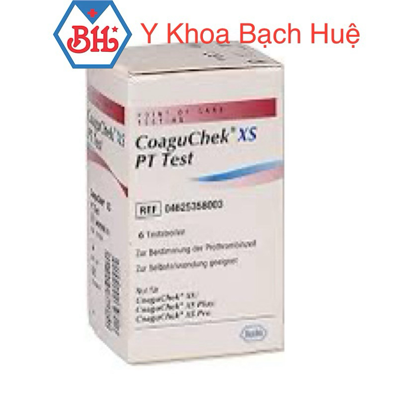 Combo 2 Hộp Que đo độ đông máu Coaguchek XS, que đông máu, test đông máu. Hộp 6 que