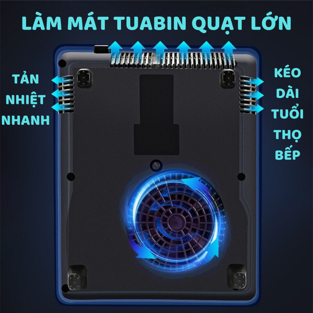 Bếp từ Tarawa công suất lớn 2200W mặt kính chịu lực chịu nhiệt cực bền, vệ sinh dễ dàng-Bảo hành 12T