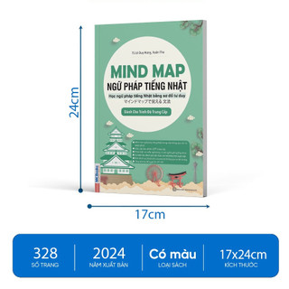 Sách Mind Map Ngữ Pháp Tiếng Nhật Qua Sơ Đồ Tư Duy – Dành Cho Trình Độ Trung Cấp MCBooks
