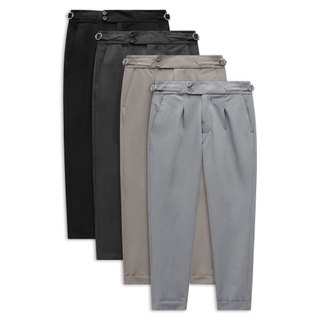 Quần Tây Nam Sidetab Double Loops, Chất Vải Tây Cotton Thoải Mái, QT0024,SOME HOW STORE
