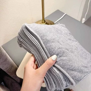 Khăn Lau Bếp 2 Mặt Màu Xám Đa Năng Siêu Thấm Hút Mềm Mại