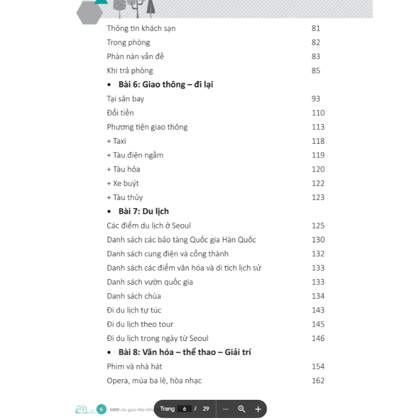 Ảnh Sách - 6000 câu giao tiếp tiếng Hàn theo chủ đề - Kèm App học Online tiện ích - Mcbooks 4