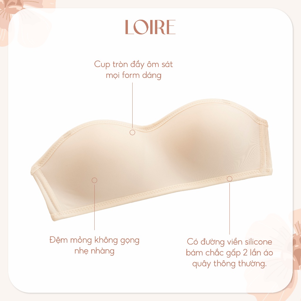 Áo Quây Không Gọng Đệm Mỏng LOIRECHIC BRQ12