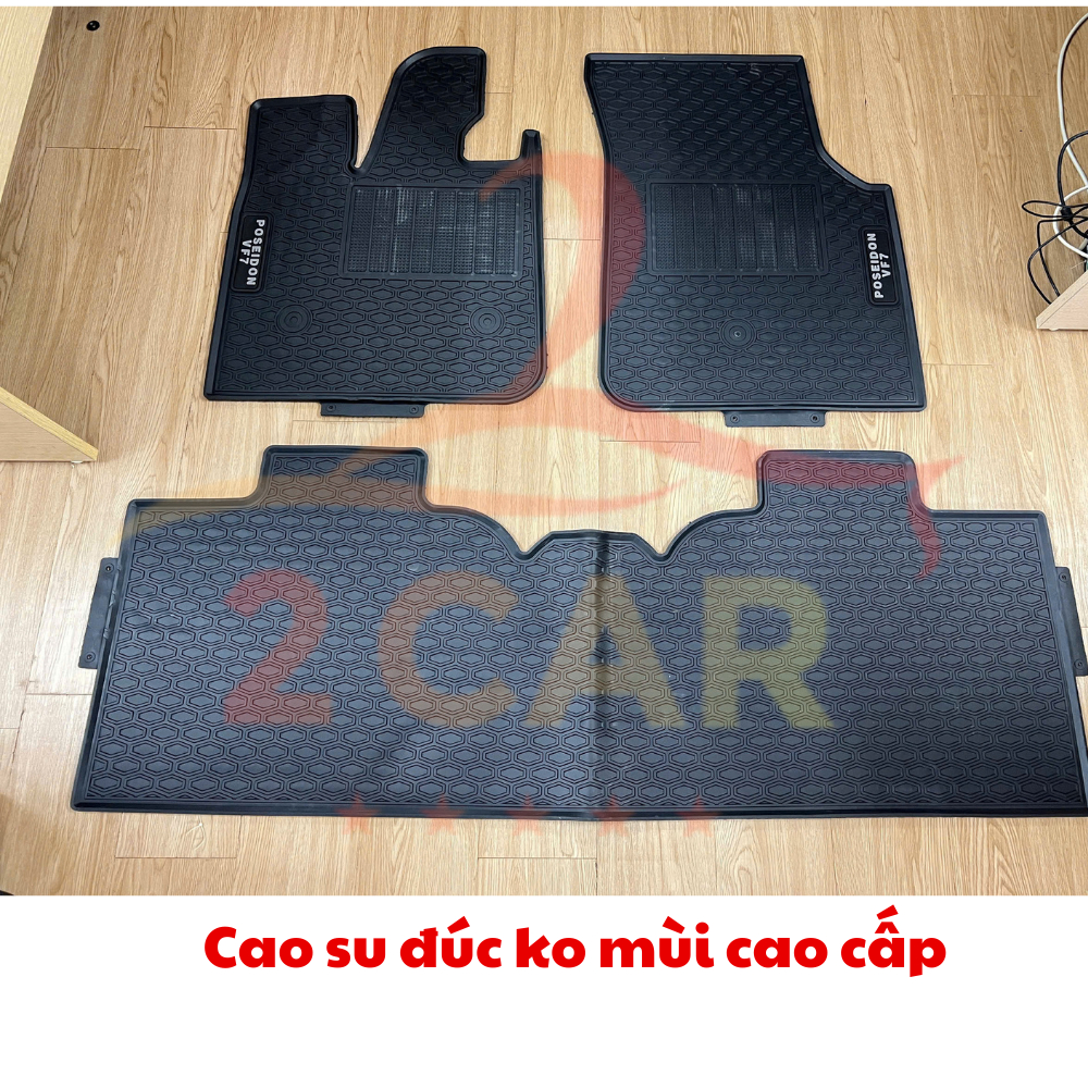 Thảm LÓT SÀN CAO SU xe Vinfast VF7 - Hàng đẹp, không mùi, không thấm nước, dễ vệ sinh