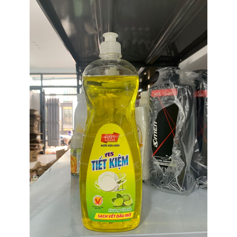 Nước rửa chén Lix siêu sạch 750gr sạch bóng viết dầu mỡ hương chanh thơm mát