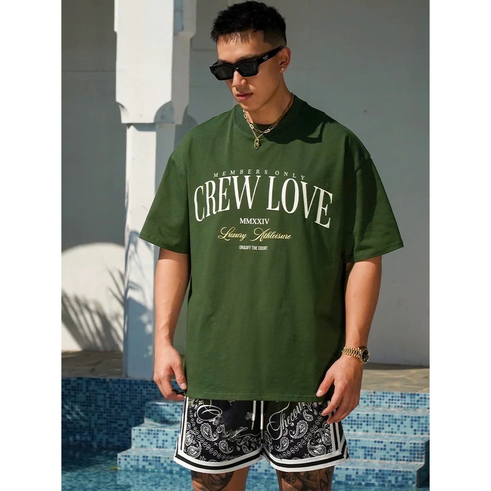 Áo thun Stee Cổ tròn CREWLOVE Localbrand ICVCVNI Unisex Menwear Cotton
