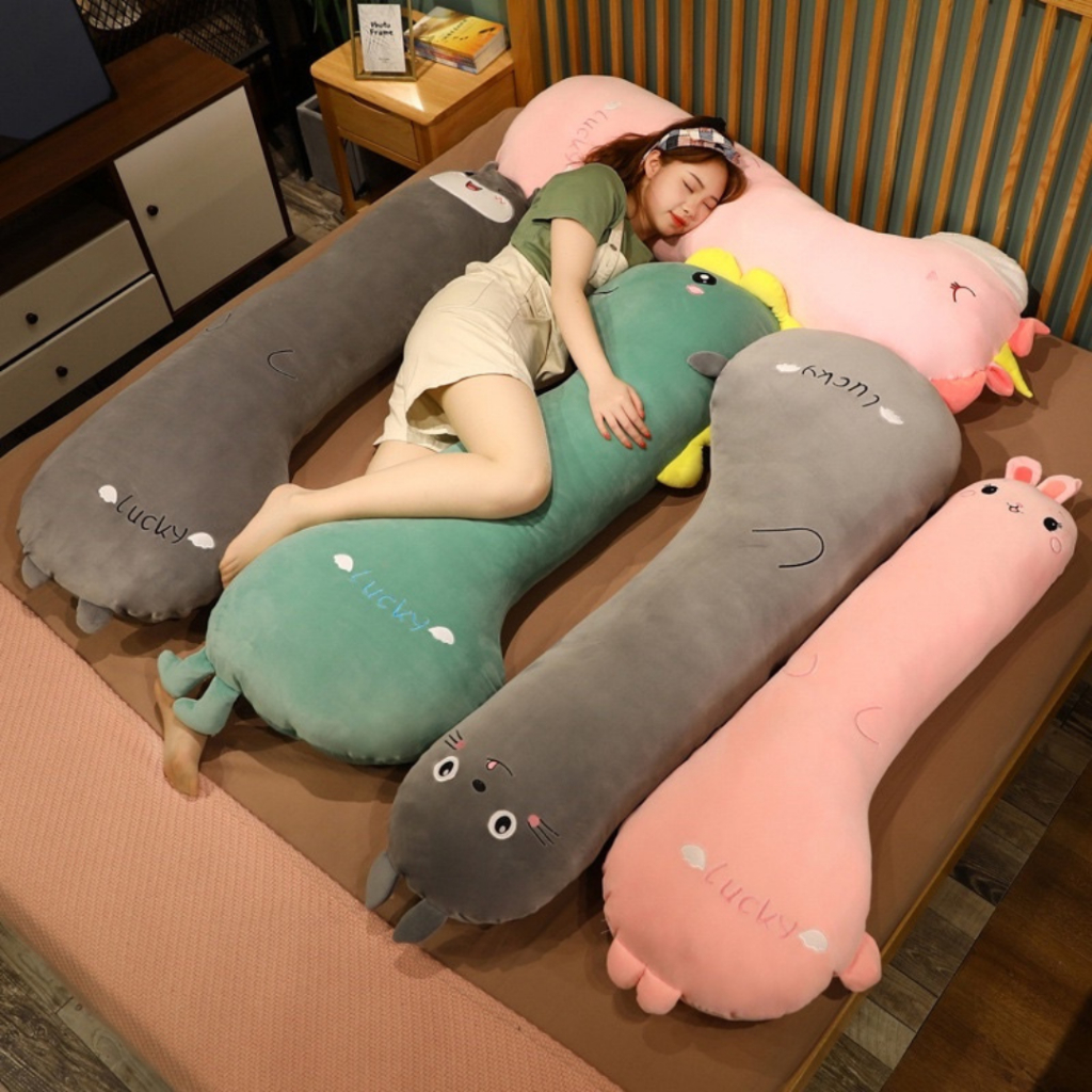 Gấu bông kỳ lân khủng long mèo lucky capybara gà con dễ thương gối ôm mềm mại