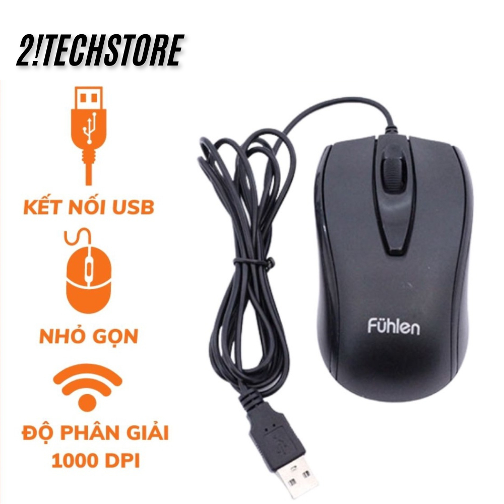 Chuột Dây Fuhlen L102 - Chuột Máy Tính Độ Chính Xác Cao 1000DPI, USB ...