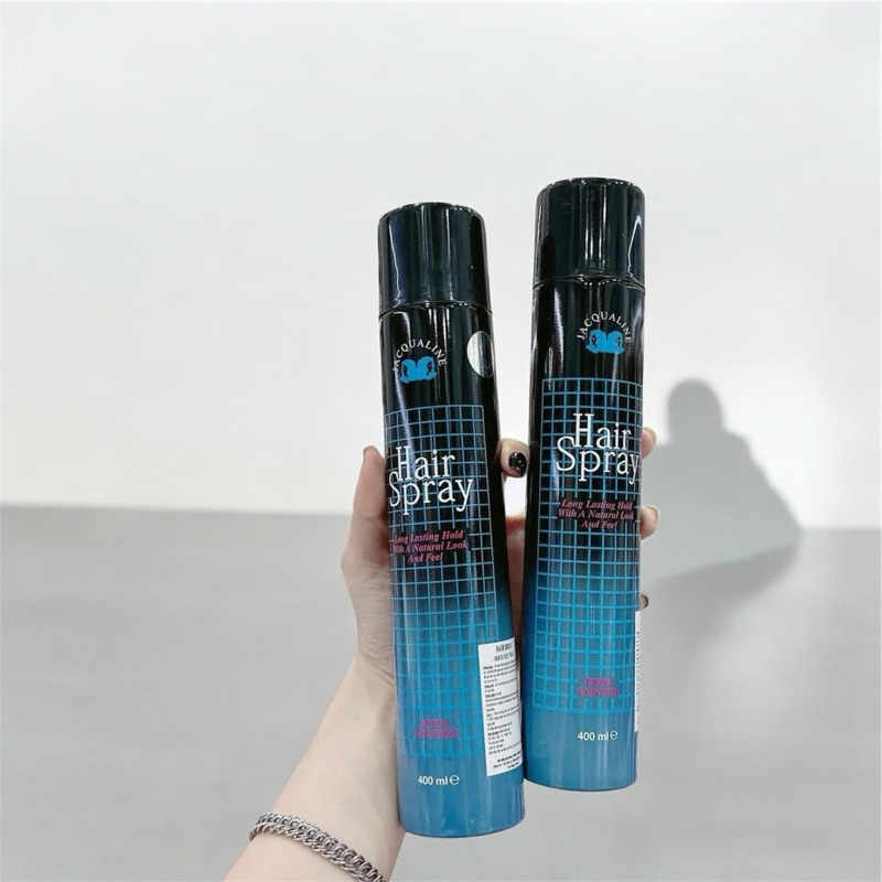 Keo xịt tóc caro đen Jacqualine, sản phẩm tạo kiểu tóc siêu đỉnh, hương thơm nhẹ nhàng.
