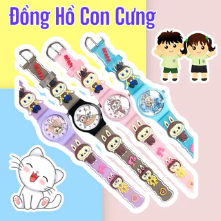 [ Đồng Hồ Kim LaBuBu ] Mẫu Siêu Hot 2024 Dây Silicone Dành Cho Các Bé Yêu