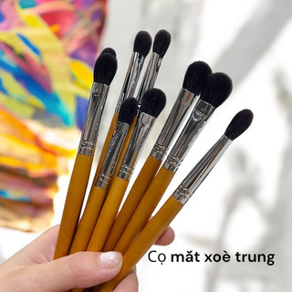 Cọ Mắt Dẹp Lông Bung Xoè,lông mịn,bám phấn,không gây châm chích