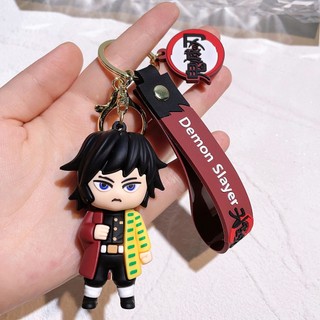 Móc Khóa Tanjiro, Zenitsu, Inosuke – Kiếm Sĩ Diệt Quỷ, Kimetsu No Yaiba, Phụ Kiện Anime Dễ Thương