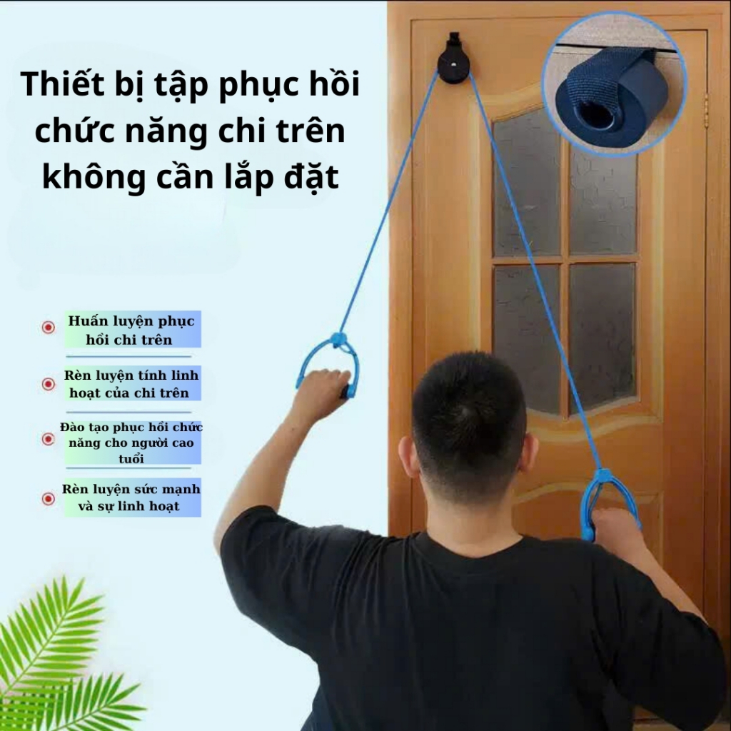 Vòng ròng rọc , dây kéo phục hồi chức năng cánh tay sau tai biến , tập thể dục cho  mọi người